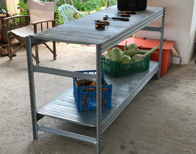 [Μεταχειρισμένος] Γαλβανιζέ Πάγκος Εργασίας